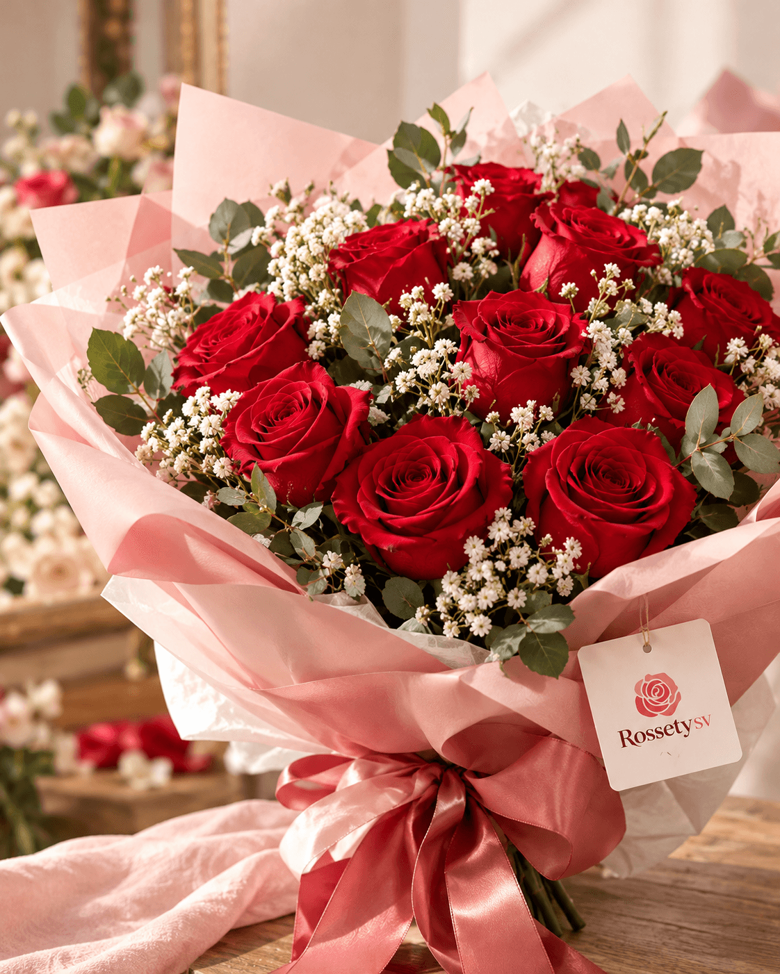 Ramo de rosas rojas para expresar amor